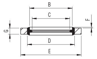 RONDELLE JOINT BI-MATIÈRE – ACIER/NBR