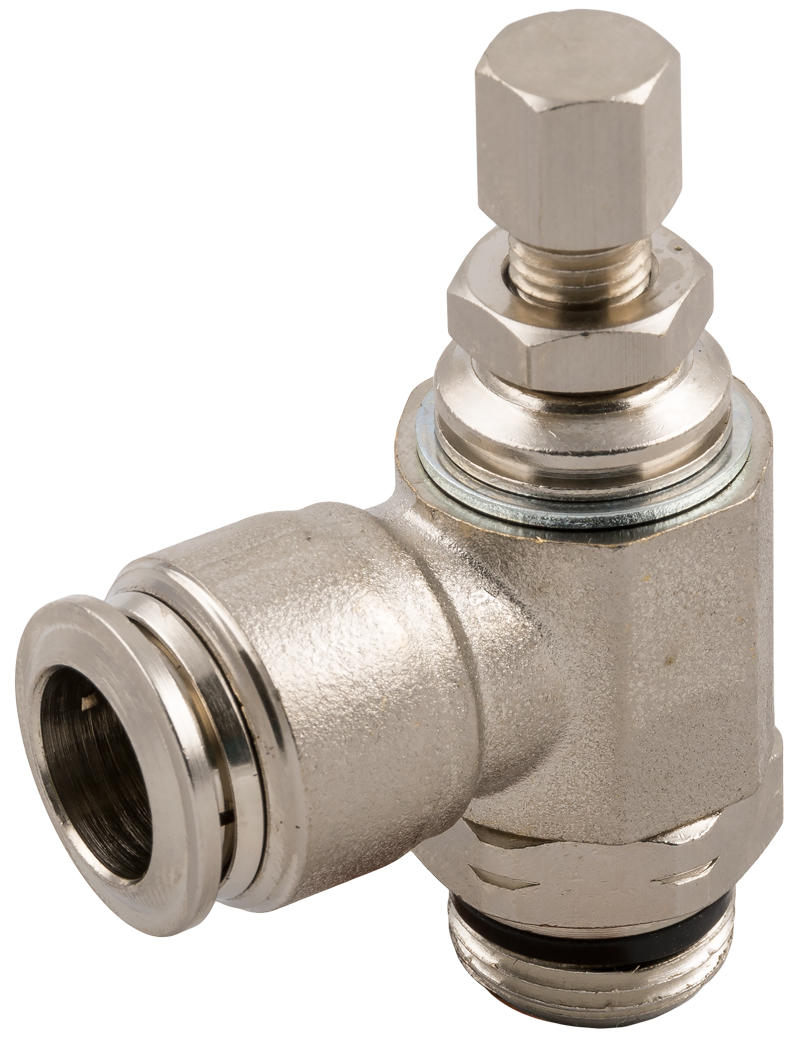 RÉGULATEUR DE DÉBIT BI-DIRECTIONNEL FILETAGE (ORIENTABLE) “UNIVERSAL SHORT” , A VIS EXTÉRIEUR
