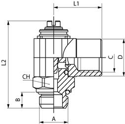 TORNILLO REGULADOR BIDIRECCIONAL - CW510L
