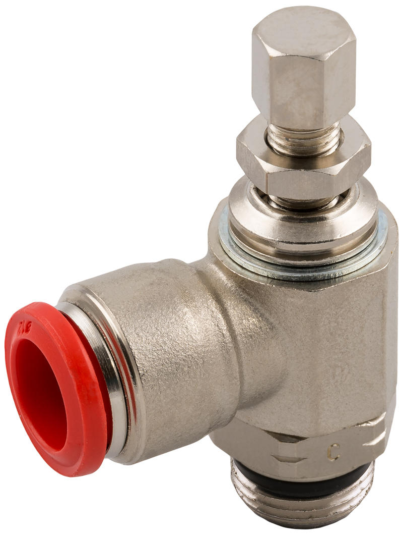 REGULADOR UNIDIRECCIONAL ORIENTABLE PARA CILINDRO “UNIVERSAL SHORT”, REGULACIÓN MANUAL