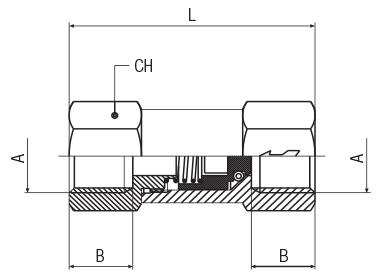 FEMALE-FEMALE NON RETURN VALVE