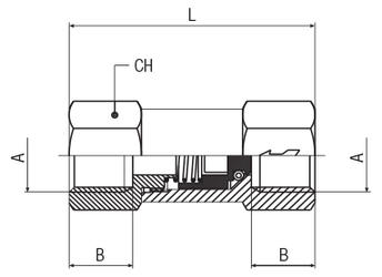 FEMALE-FEMALE NON RETURN VALVE