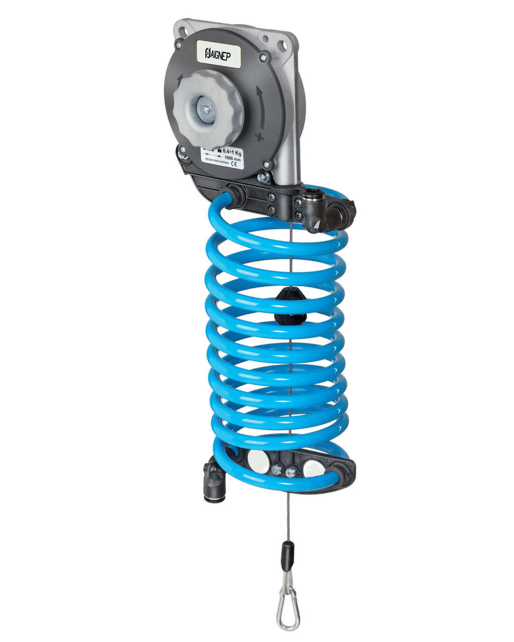 ENROULEUR ÉQUILIBREUR AVEC TUBE SPIRALÉ