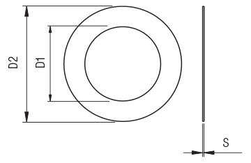 FLAT GASKET FOR FLANGE