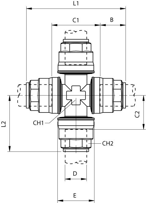 INTERMEDIATE CROSS FITTING