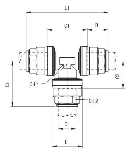 TEE CONNECTOR