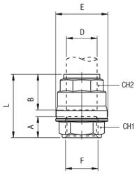 STRAIGHT FEMALE ADAPTOR