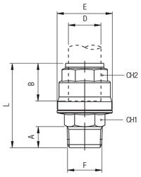 STRAIGHT MALE ADAPTOR