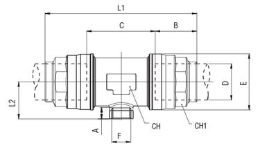 FEMALE FITTING FOR OUTLET