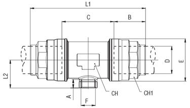 FEMALE FITTING FOR OUTLET