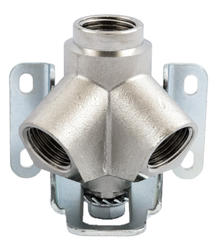 THREADED INCLINED DOUBLE OUTLET - NPTF
