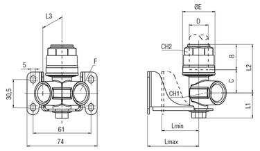 2 WAYS MANIFOLD