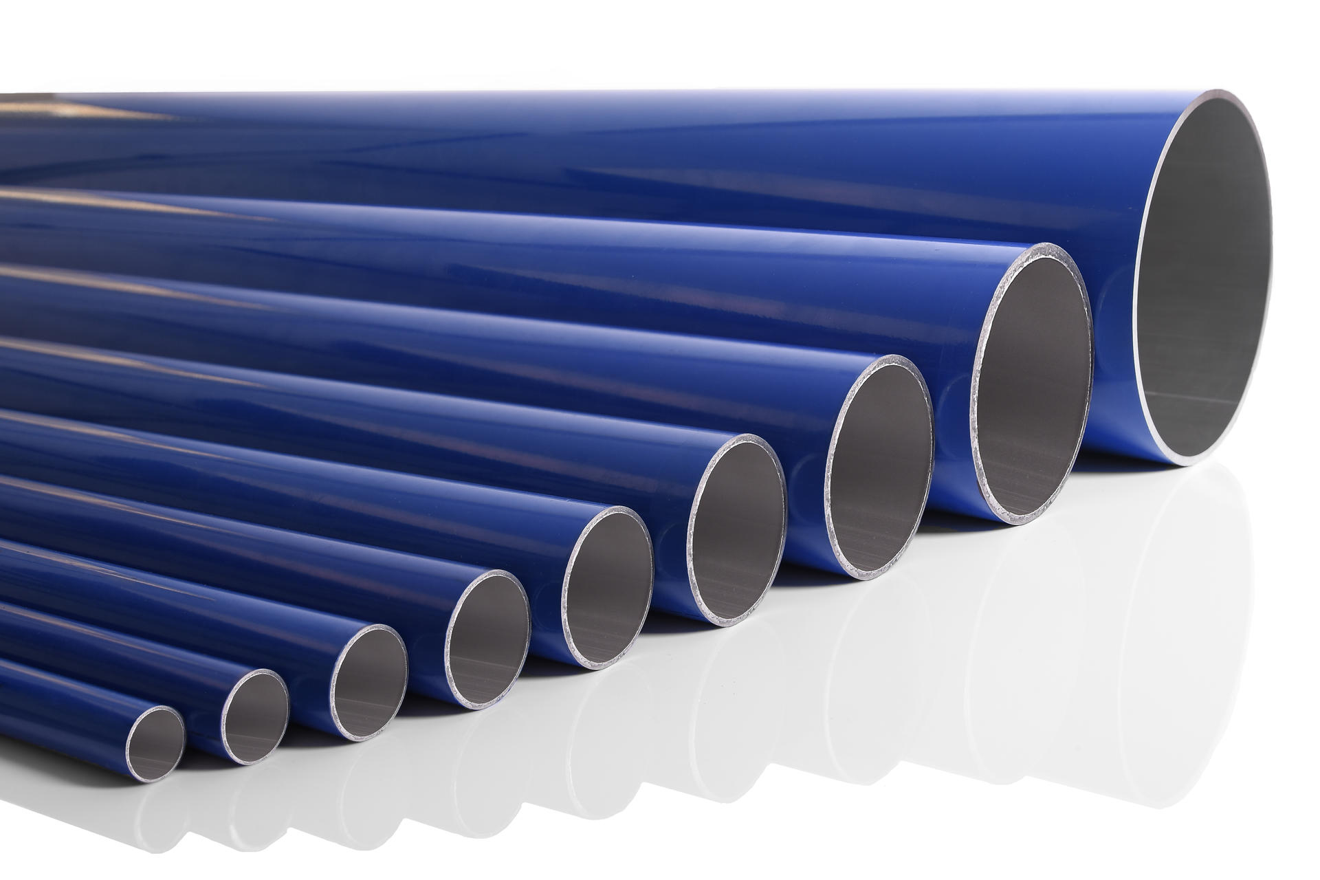 TUBE ALUMINIUM CALIBRE BLEU - 4 MT