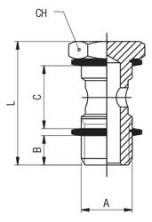 BANJO SCREW SINGLE