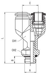 ORIENTING Y MALE ADAPTOR (PARALLEL)