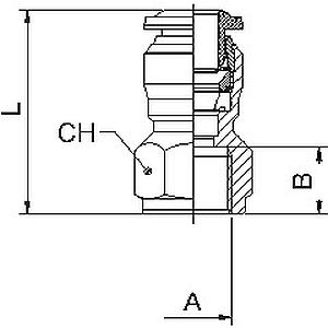 STRAIGHT FEMALE ADAPTOR
