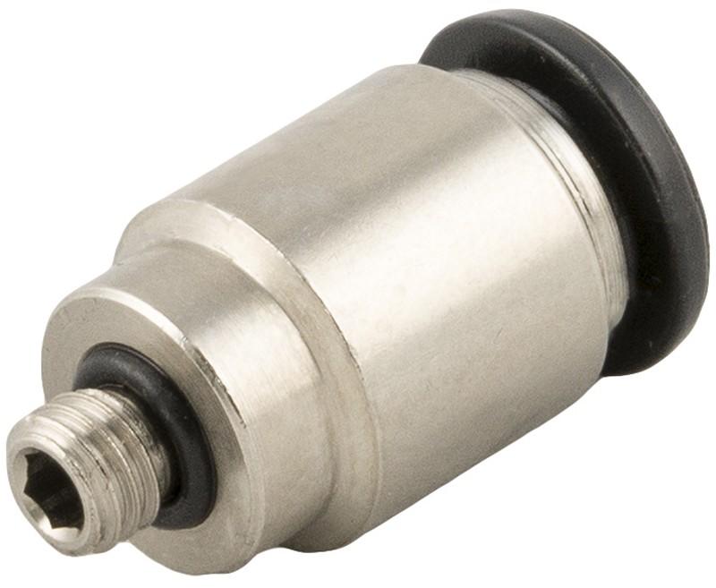 STRAIGHT MALE ADAPTOR (PARALLEL) WITH HEXAGON EMBEDDED