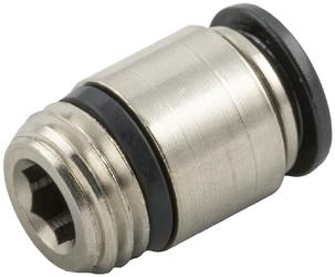 STRAIGHT MALE ADAPTOR WITH HEXAGON EMBEDDED