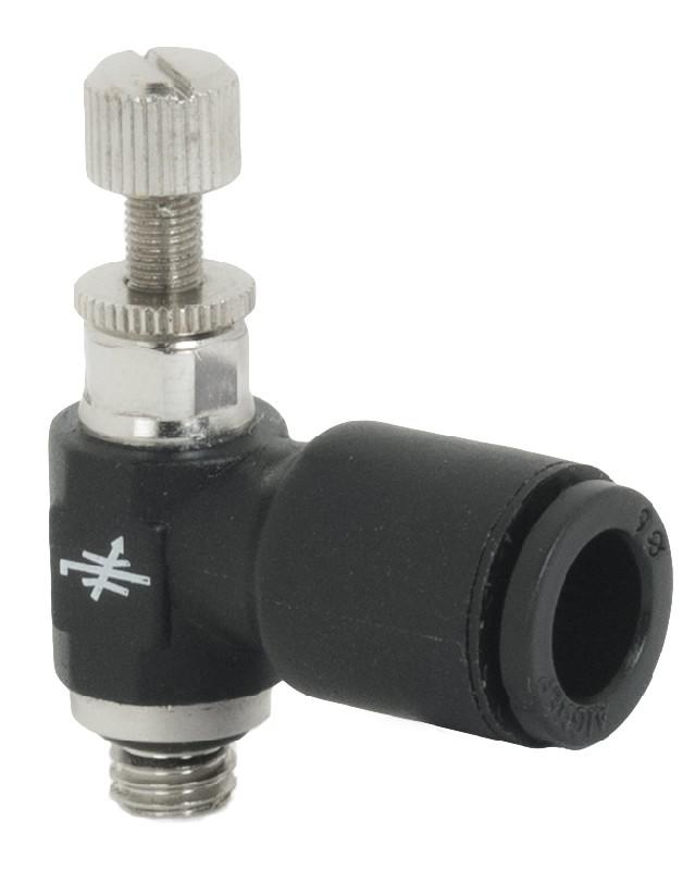 ORIENTING BI-DIRECTIONAL FLOW REGULATOR MANUAL REGULATION - "CILINDRIC"