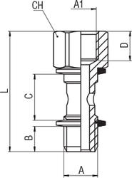 TORNILLO SIMPLE MACHO - HEMBRA