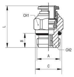 STRAIGHT MALE ADAPTOR (PARALLEL)