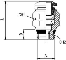 STRAIGHT MALE ADAPTOR “UNIVERSAL SHORT”