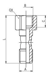 TORNILLO SIMPLE MACHO - HEMBRA