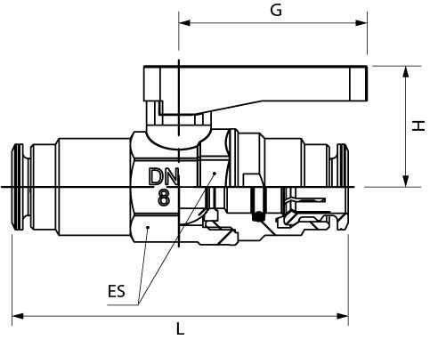 PUSH-IN CONNECTIONS VALVE 84320H