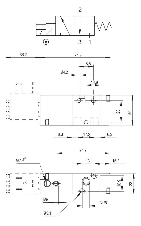 EXTERNALLY PILOTED SOLENOID VALVES - METRIC 01VA