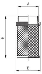FILTRE EN AISI 304