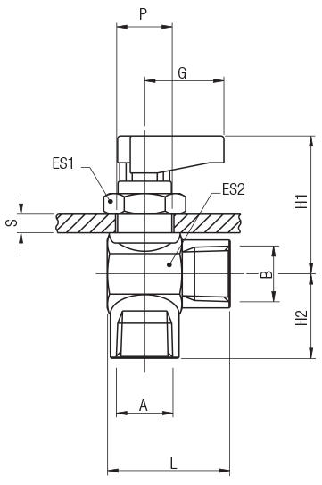 L VALVE FEMALE G ISO 228 VALVE