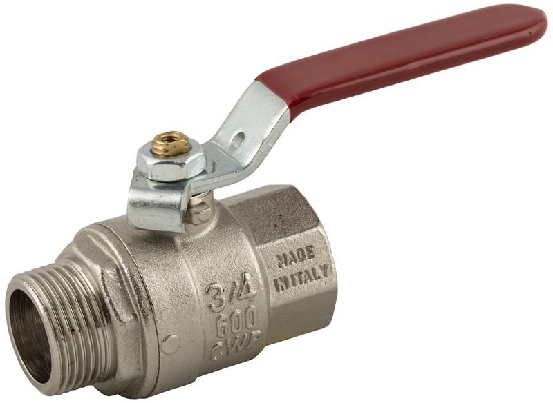 VALVOLA A SFERA MASCHIO G ISO 228 - FEMMINA G ISO 228