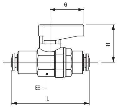 PUSH-IN CONNECTIONS VALVE