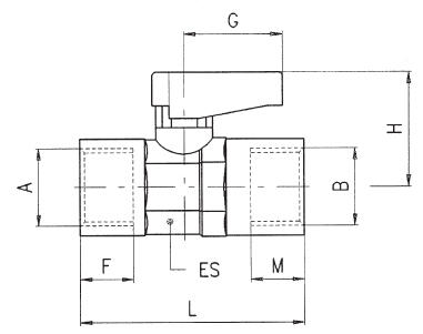 FEMALE RP ISO 7 - FEMALE RP ISO 7 VALVE