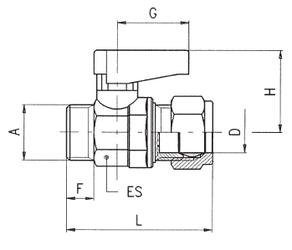 PARALLEL MALE GA ISO 228 - TUBE VALVE