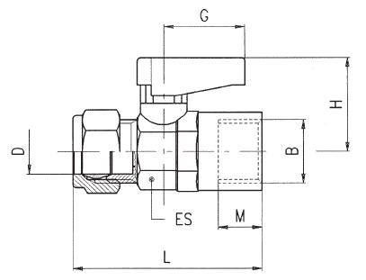 TUBE - FEMALE RP ISO 7 VALVE