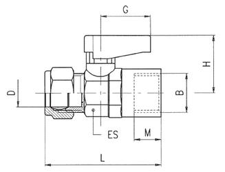 TUBE - FEMALE RP ISO 7 VALVE