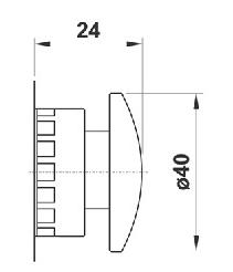 AXIAL MONO-STABLE MUSHROOM