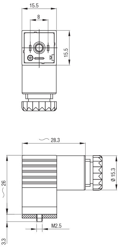 STECKER 15MM